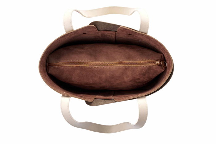 Lucky Bees Bolso Tote en Tan y Mink Lucky Bees Bolso Tote en Tan y Mink